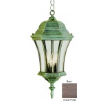 Trans Globe 4505 RT Summerville 19 Outdoor Hanging Lamp Rt In Rust