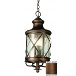 Trans Globe 5126 AC England Coast 25 3/4 High Outdoor Pendant In Antique Copper 