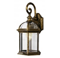 Trans Globe 4181 BG Botanica 15 3/4 Outdoor Coach Lantern In Black-Gold 