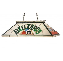 Meyda Tiffany 47976 39 Inch Billiard & Rack Oblong Pendant - Beige Green