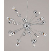 AF Lighting 5695-12H Elements Chandelier - Polished Chrome
