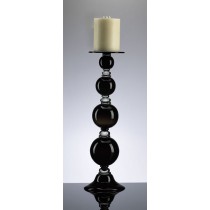 Cyan Design 02179 Large Black Globe Candleholder - Glass
