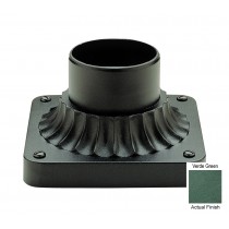 Trans Globe 100 VG Outdoor Square Pier Post Adapter - Green 