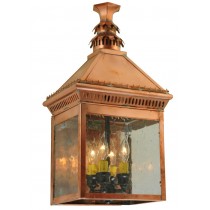 Meyda Tiffany 126932 10.5 Inch Locke Wall Sconce - Natural Copper/Clear Spectrum Seedy
