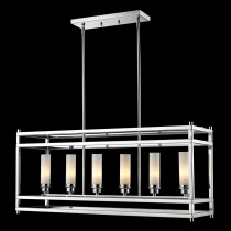 Z-Lite 180-6 Altadore 6 Light Pendant - Chrome / Matte Opal