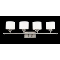 Z-Lite 2000-4V Avignon 4 Light Vanity Light - Brushed Nickel / Matte White
