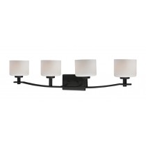 Z-Lite 220-4V Arlington 4 Light Vanity Light - Oil Rubbed Bronze / Matte Opal