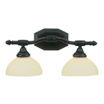 Trans Globe 2522 ROB Bull Nose 2 Light Bath Bar Bronze 