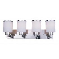 Z-Lite 313-4V-CH Cosmopolitan 4 Light Vanity - Chrome / White