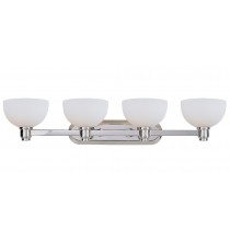 Z-Lite 314-4V-CH Chelsey 4 Light Vanity - Chrome / White Swirl