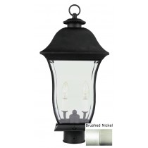 Trans Globe 4973 BN Classic 20 Post Top Light In Nickel