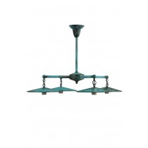 Meyda Tiffany 62743 24 Inch anger Round Rods 4 Lts - Verde