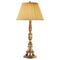 Currey and Company 6024 Fairfax Table Lamp - Gold/Silver Leaf