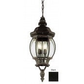 Trans Globe 4067 BK Rochefort 32 Outdoor Hanging Lantern In Black 