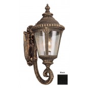 Trans Globe 5040 BK Stonebridge 19 Inch Wall Lantern In Black